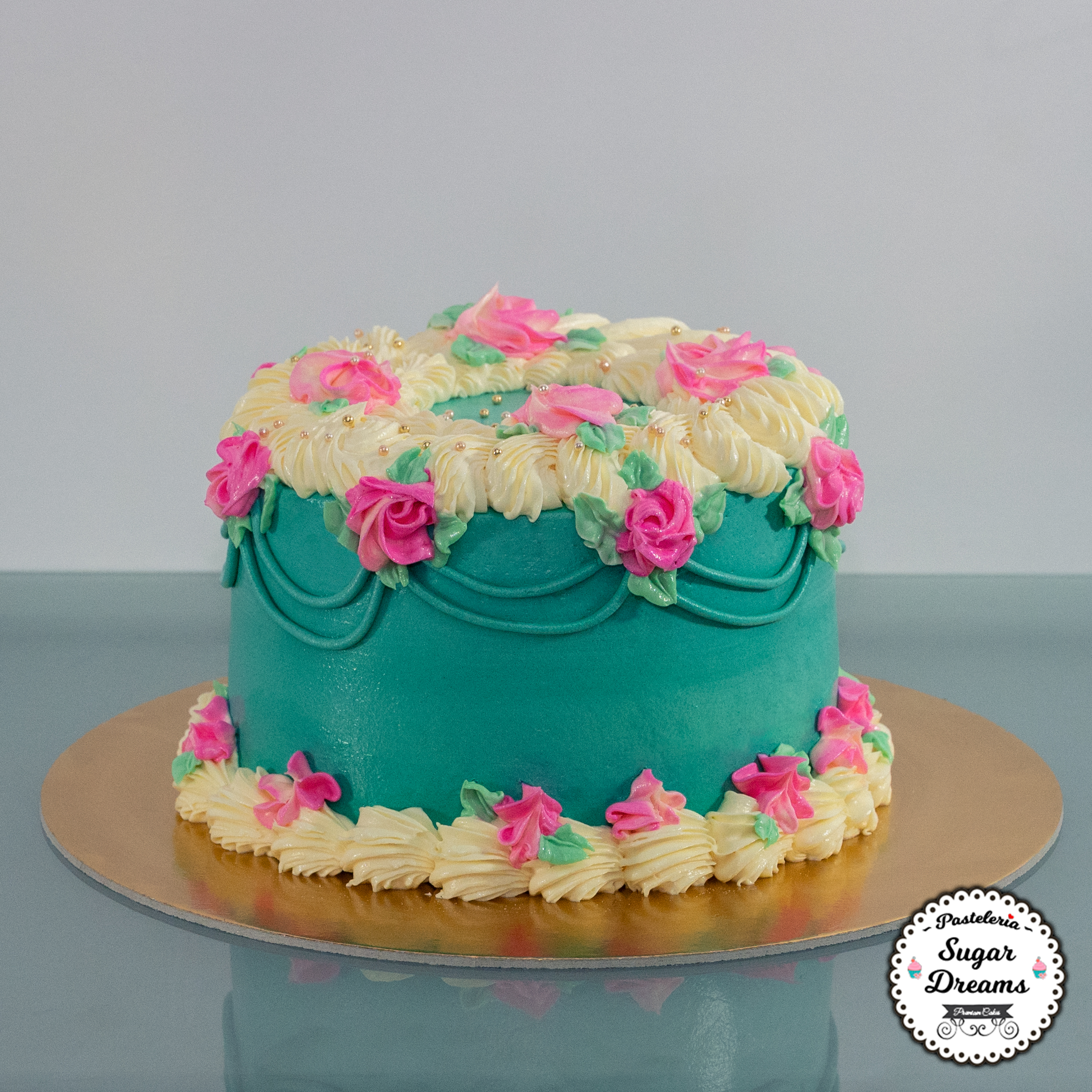 Queque decorado Pasteleria Sugar Dreams